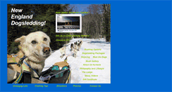 Desktop Screenshot of newenglanddogsledding.com